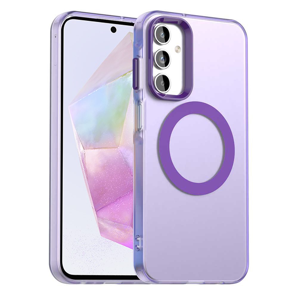 Techsuit CandyCase MagSafe, Samsung Galaxy A35 5G, fialový