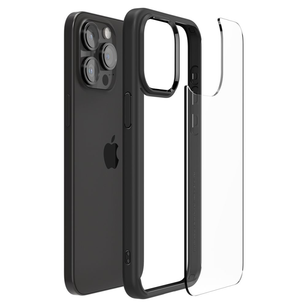 Spigen Ultra Carcasă Hibrid Pentru Mobil, IPhone 15 Pro, Neagră