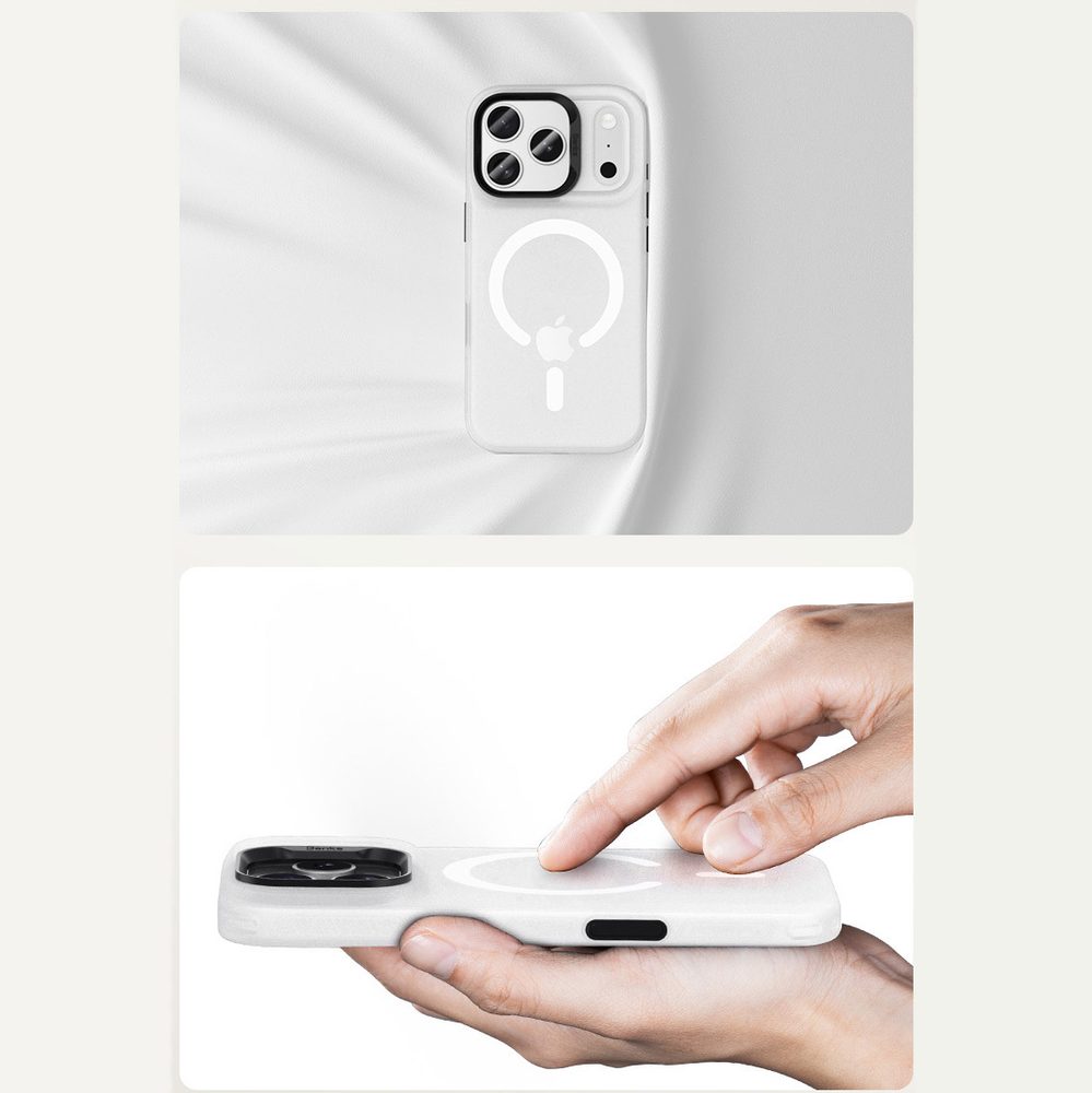 Benks Magnetic Lucid Armor obal, iPhone 17 Pro, biely
