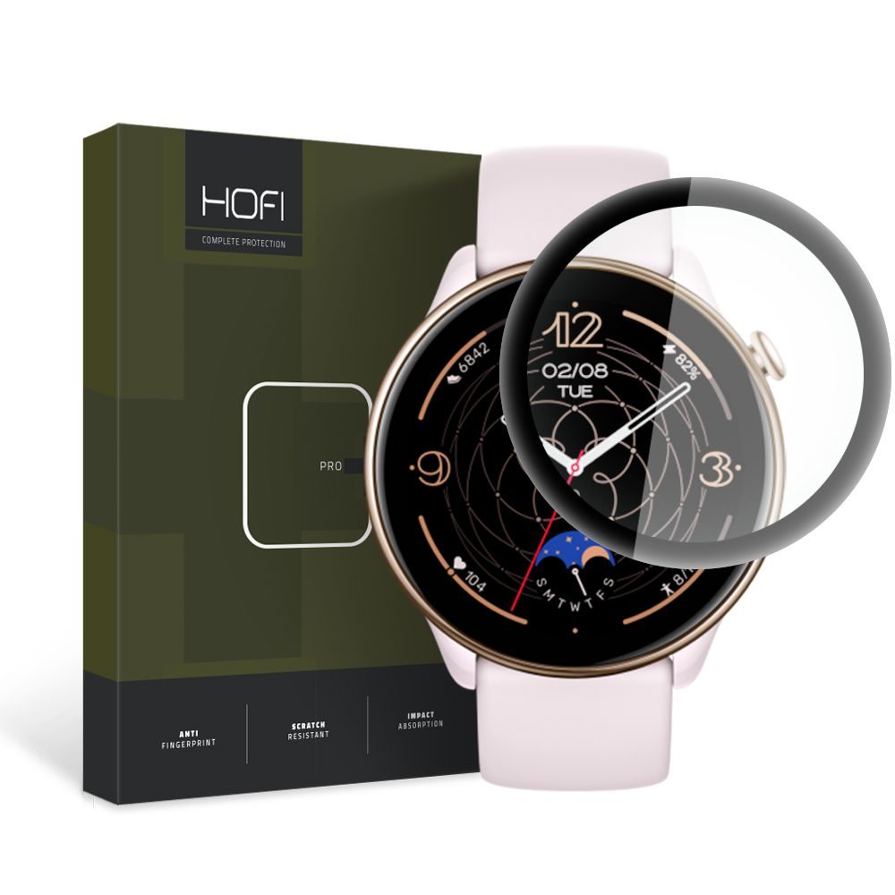 Hofi Pro+ Folie De Sticlă Securizată, Amazfit GTR Mini, Neagră