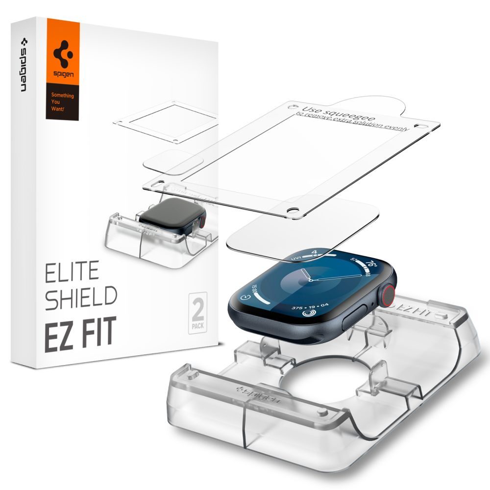Spigen Elite Shield Ez Fit 2 ochranná skla, Apple Watch 10 / 11 (46 mm)