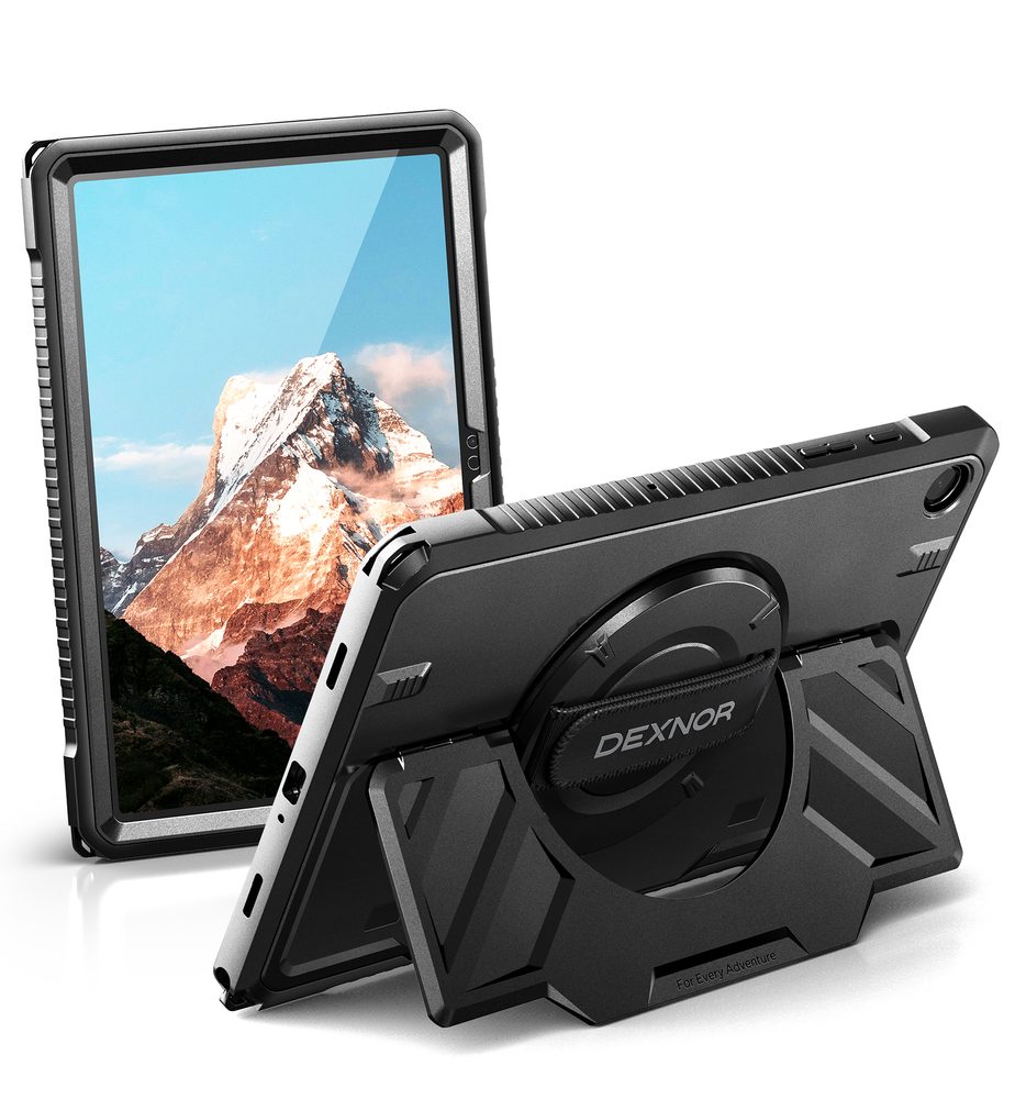Levně Dexnor 360 Rotating obal, Samsung Galaxy Tab A9 Plus, černý