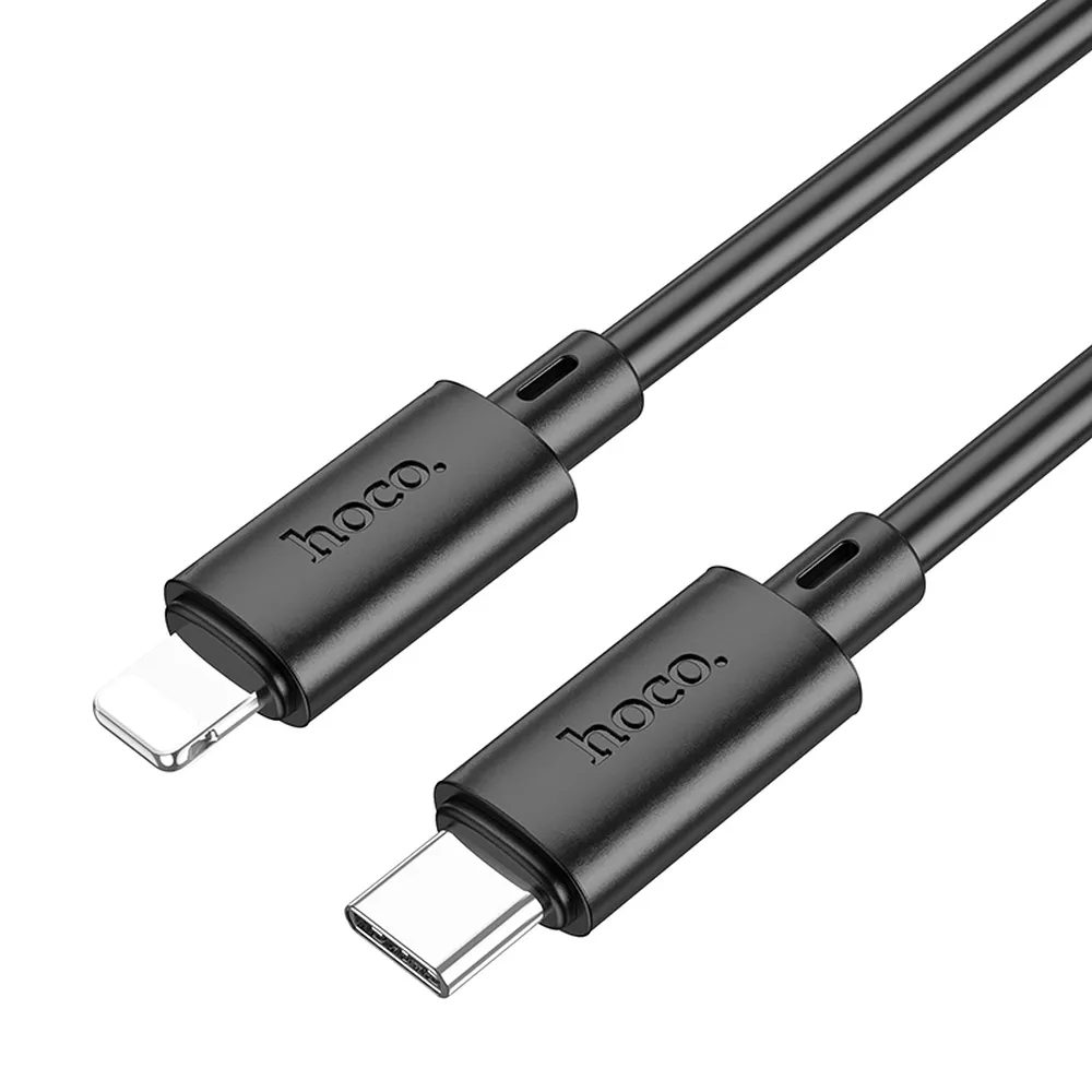 Hoco X88 USB-C - Lightning kábel, PD 2.4A 20W, 1 m, fekete