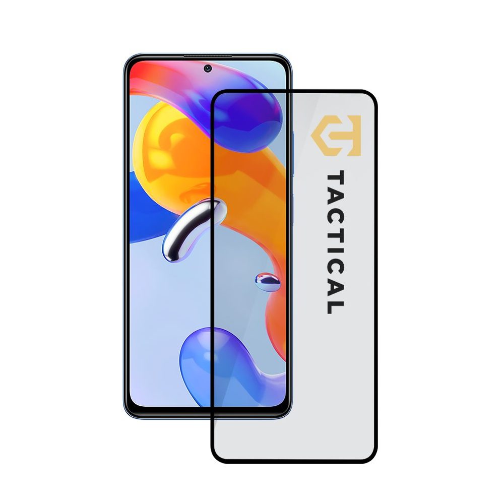 Taktikai üvegpajzs 5D üveg Xiaomi Redmi Note 11 / 11s, fekete