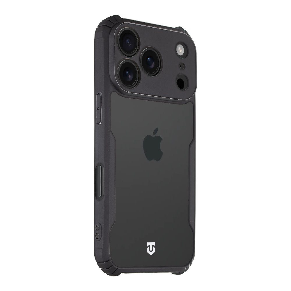 Tactical Quantum Stealth kryt, iPhone 17 Pro, čierny