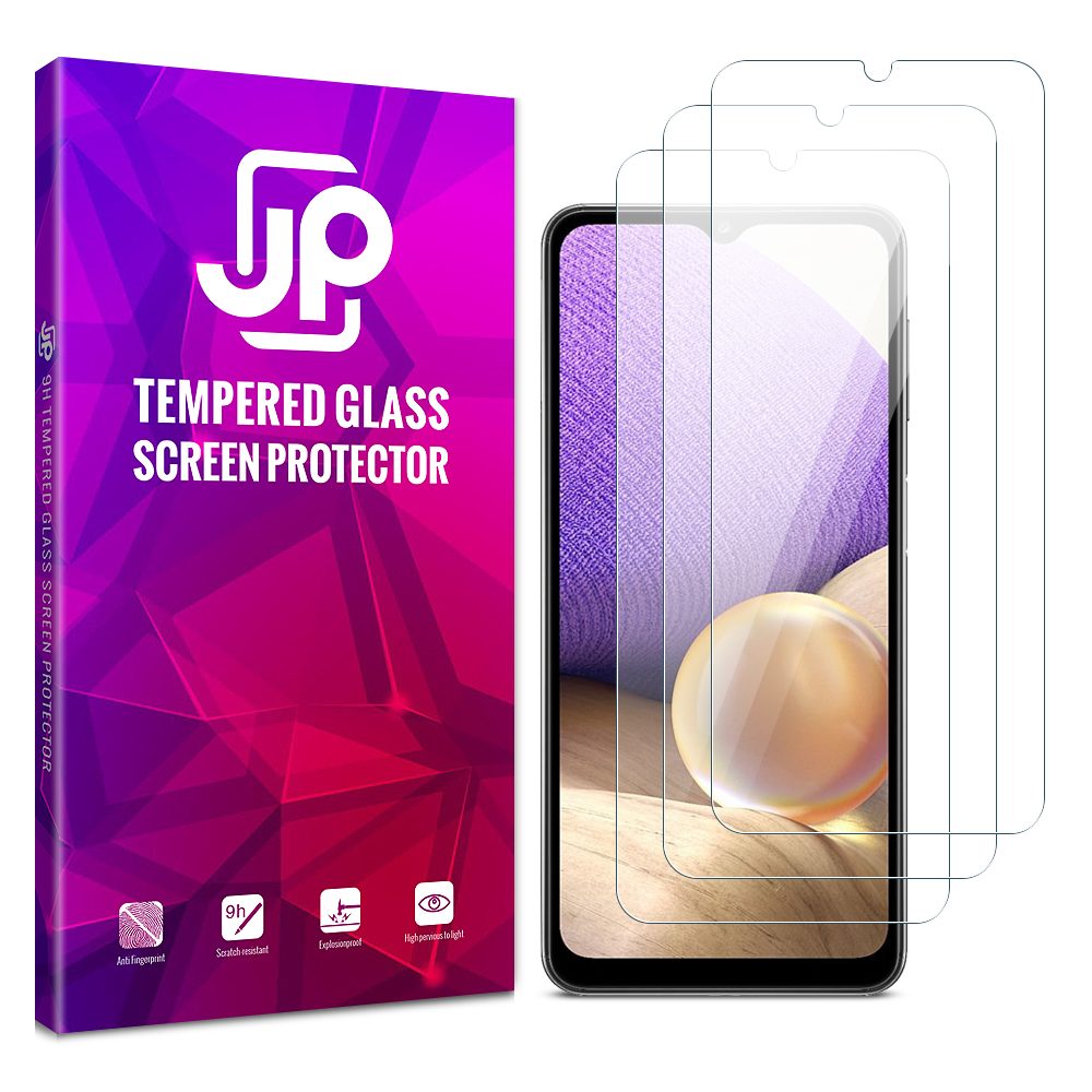 JP Hosszú Csomag Edzett üveg, 3 Szemüveg Telefonhoz, Samsung Galaxy A32 5G
