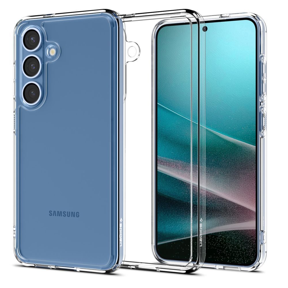 Spigen Ultra Hybrid telefontok, Samsung Galaxy S25 Plus, átlátszó
