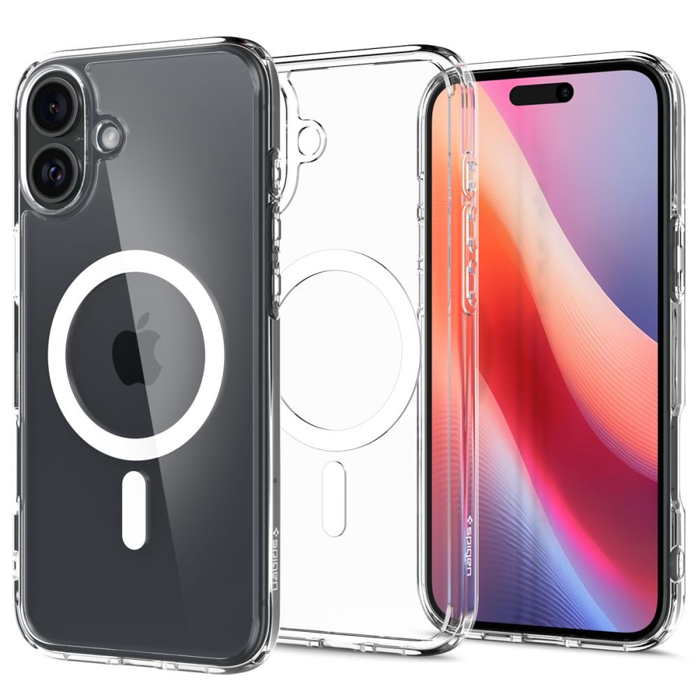 Spigen Ultra Hybrid Mag, MagSafe, iPhone 16 Plus, fehér