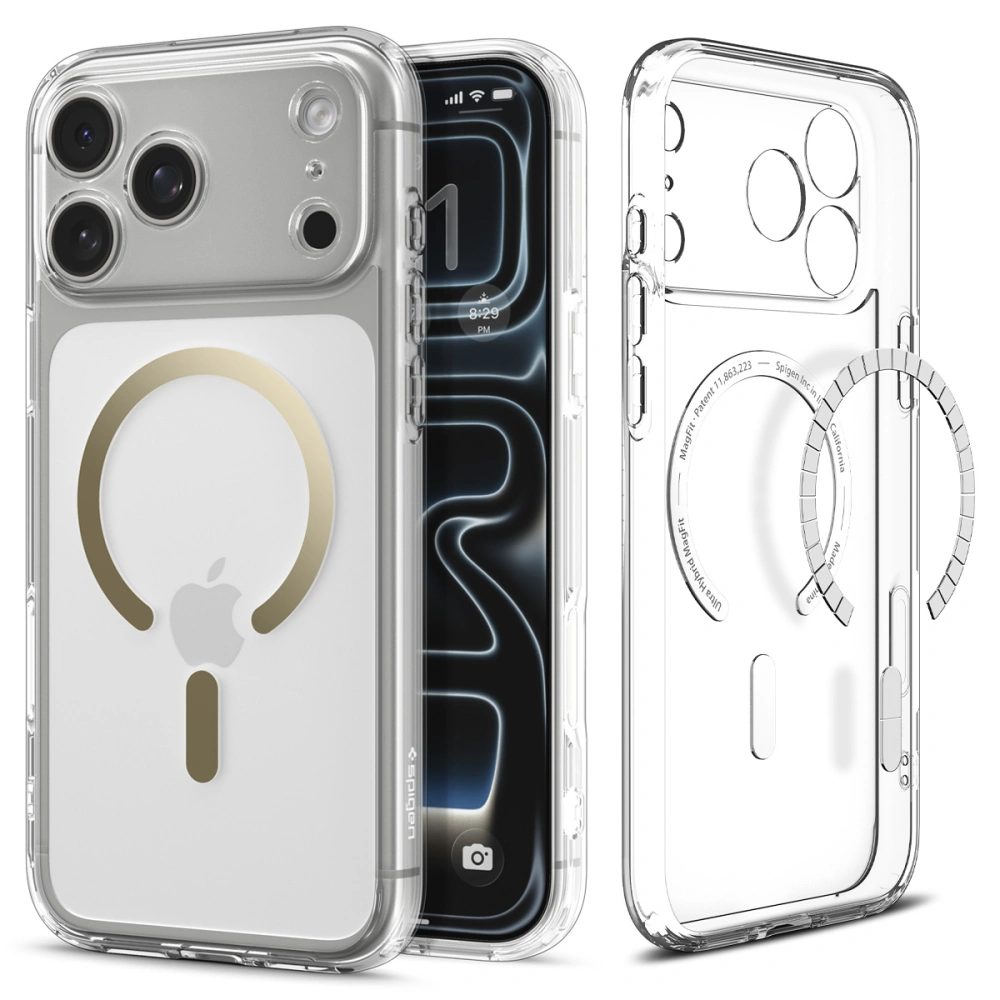 Levně Spigen Ultra Hybrid Mag s MagSafe, iPhone 17 Pro Max, zlatý