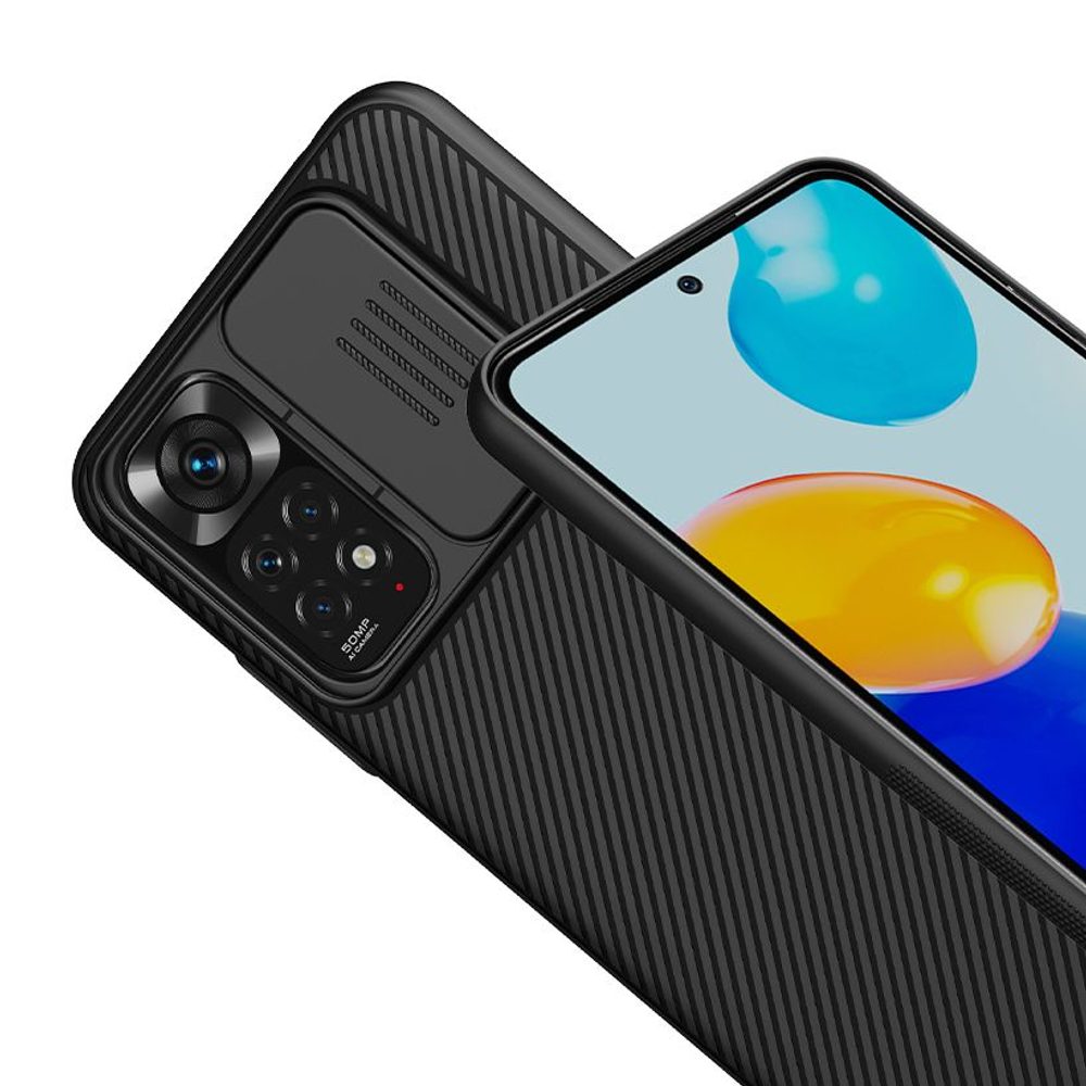 Nillkin Camshield, Xiaomi Redmi Note 11 / 11S, černý