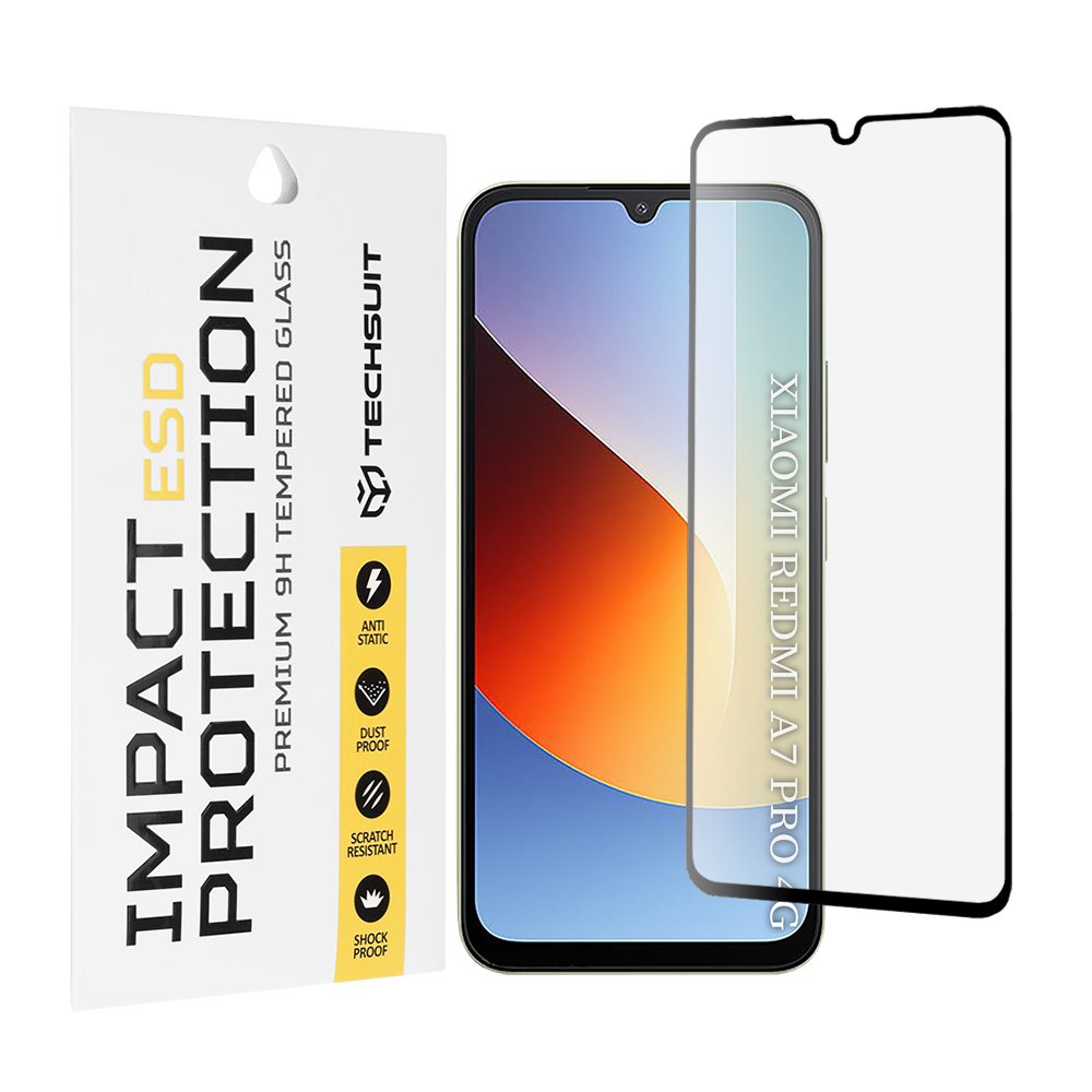 Techsuit ESD Sticlă securizată, Xiaomi Redmi A7 Pro 4G, negru