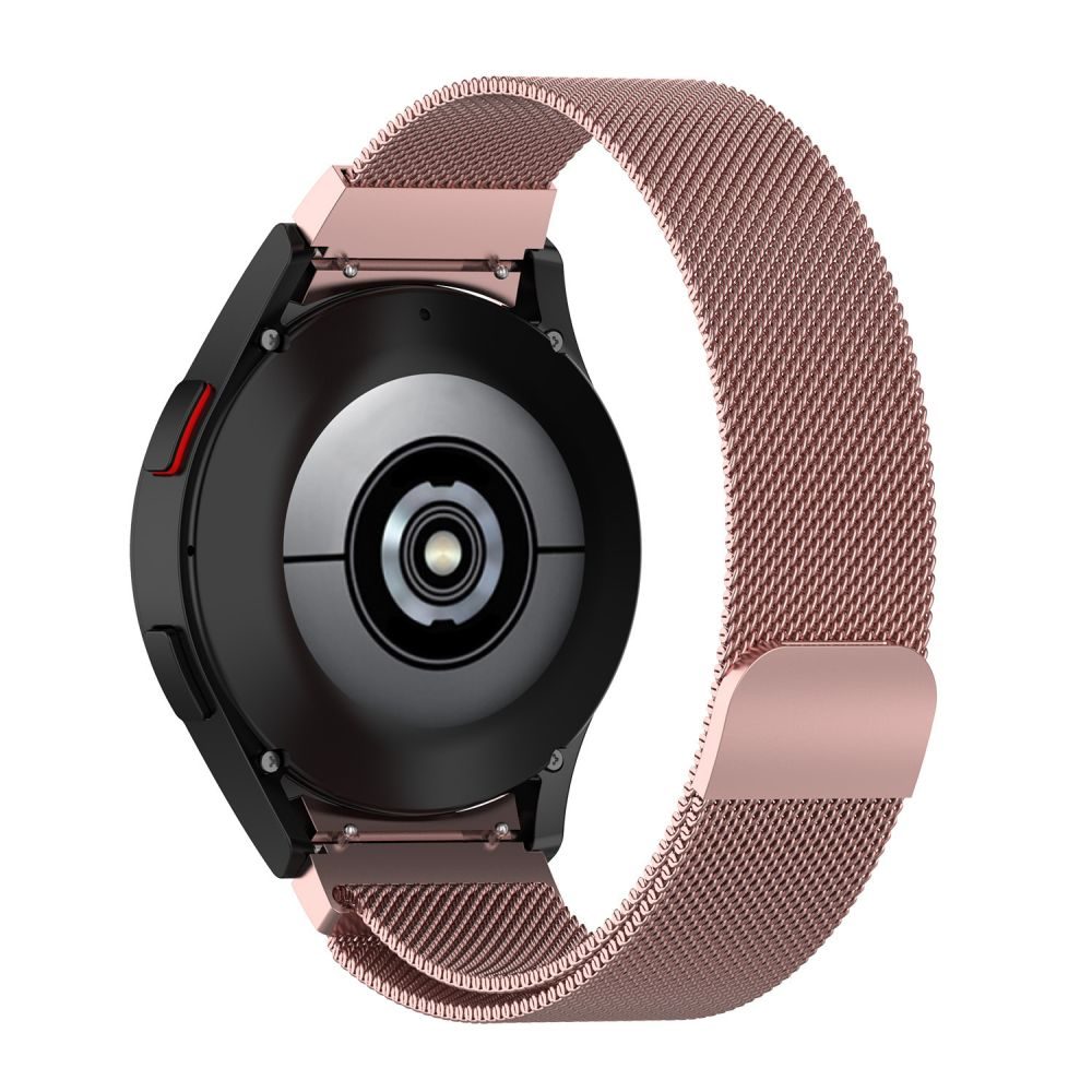 Tech-Protect Milanese Pull 2 Szíj A Samsung Galaxy Watch 4 40 / 42 / 44 / 46 Mm órához, Rózsaszínű
