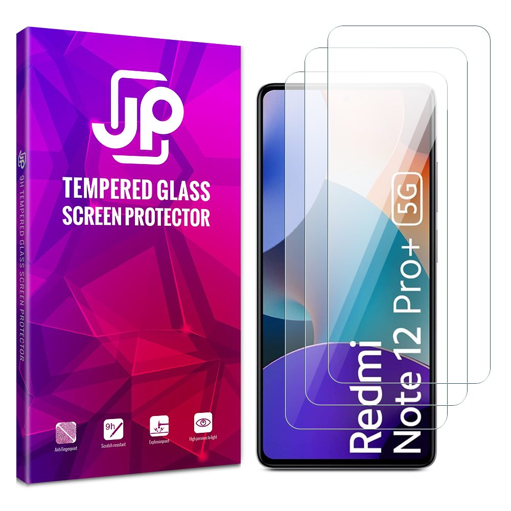 JP Hosszú Csomag Edzett üveg, 3 Szemüveg Telefonhoz, Xiaomi Redmi Note 12 Pro Plus