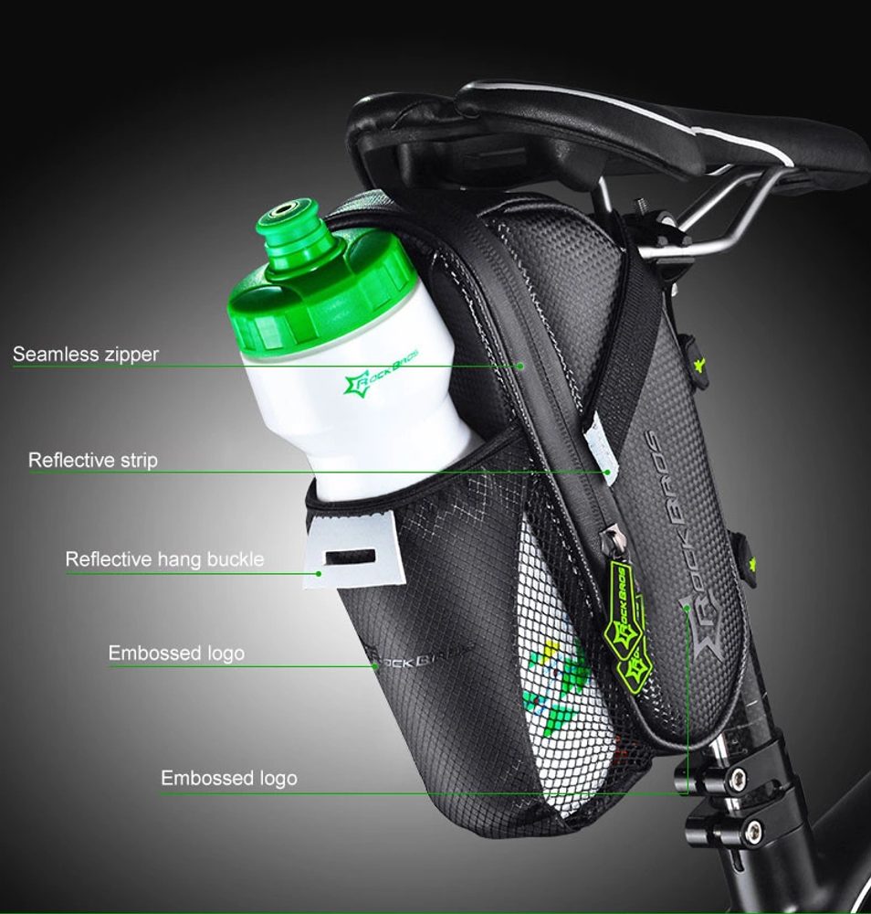 Rockbros Vodotesná taška na bicykel 1,5l, čierna
