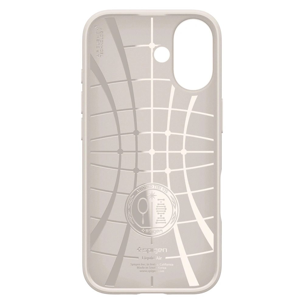 Spigen Liquid Air, iPhone 17, prírodný titán