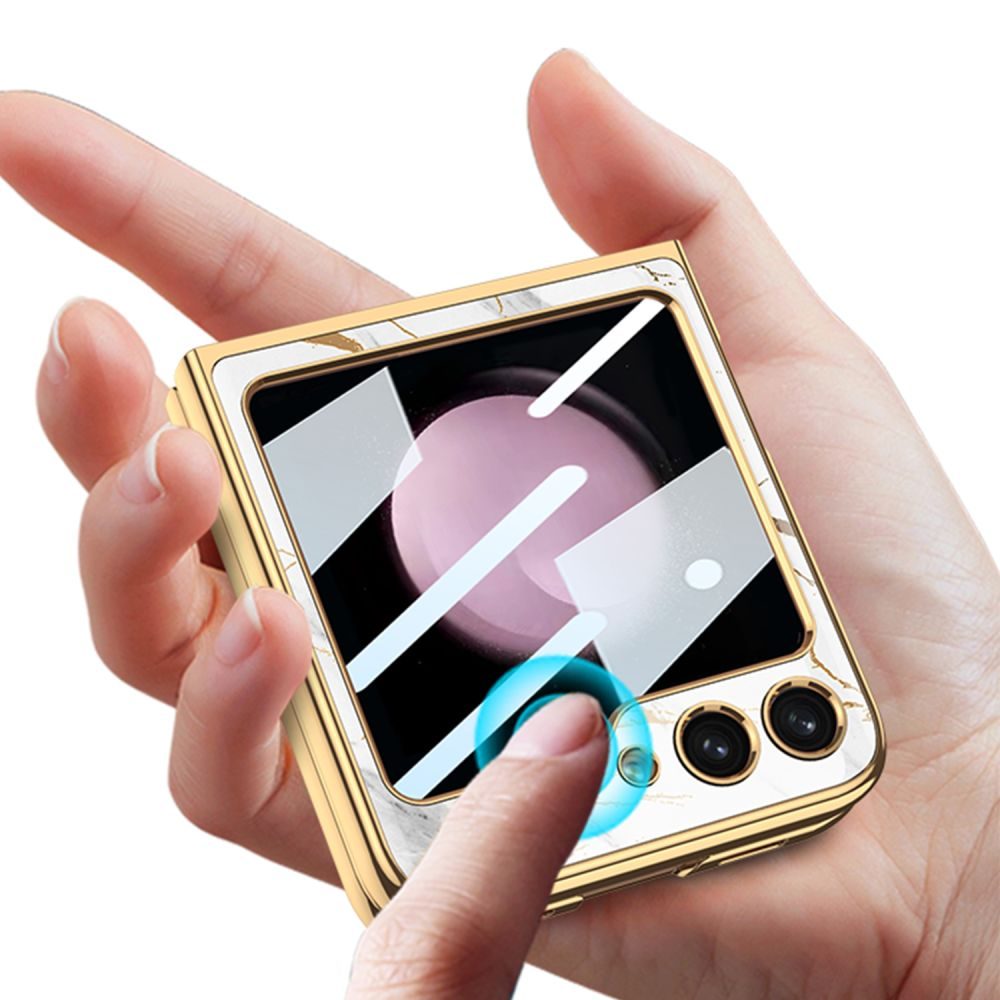 Tech-Protect Mood Marble, Samsung Galaxy Z Flip 5, Vijolična