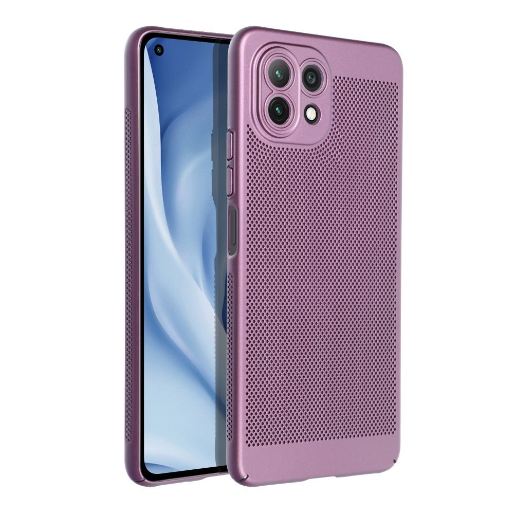 Etui Breezy, Xiaomi Mi 11 Lite 5G / Mi 11 Lite LTE ( 4G ) / Mi 11 Lite NO, Vijoličen