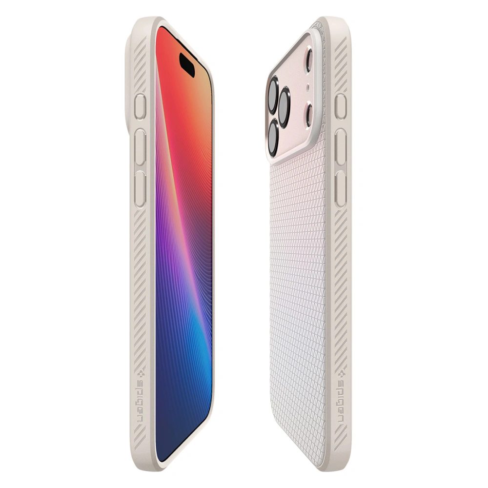 Spigen Liquid Air, iPhone 17 Pro, prírodný titán
