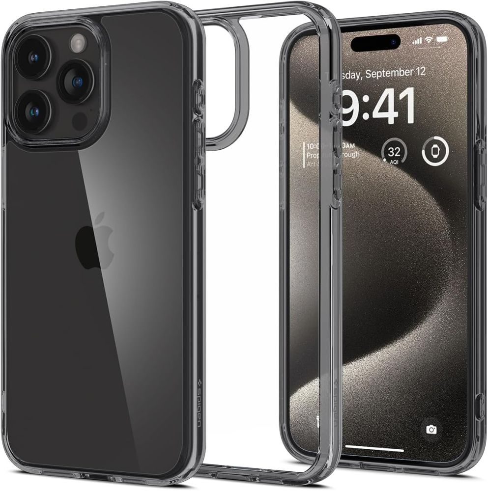 Spigen Ultra hybrid kryt na mobil, iPhone 15 Pro Max, space crystal