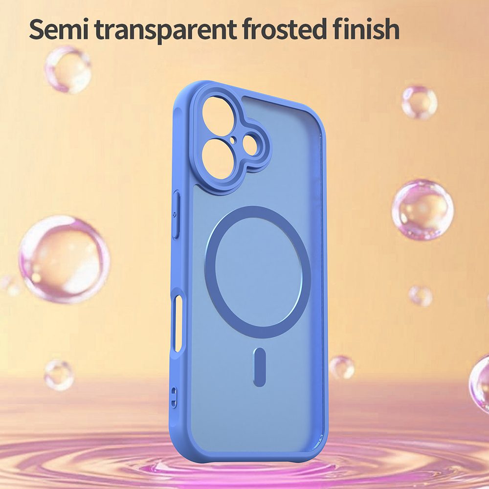 Techsuit HaloFrost II MagSafe, iPhone 17, svetlo modrý