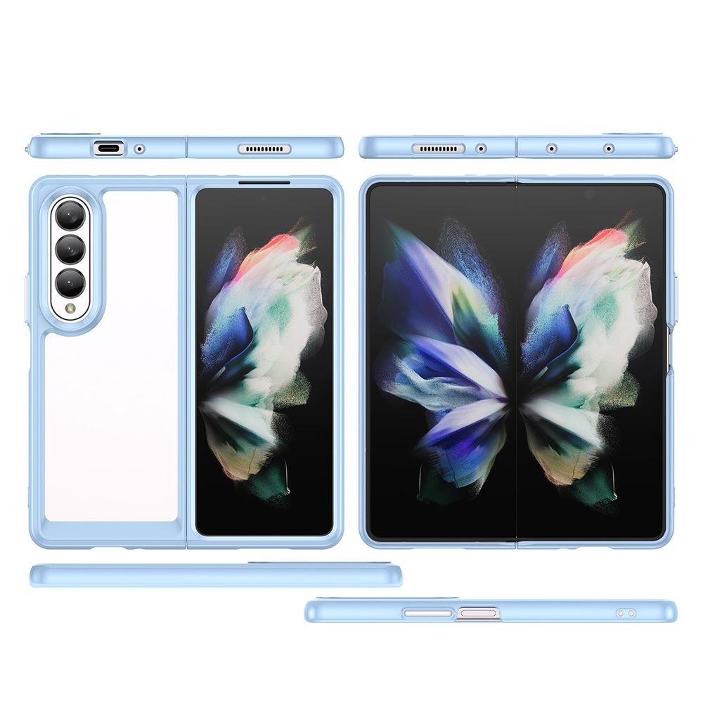 Husă Outer Space Case, Samsung Galaxy Z Fold 3, Albastră