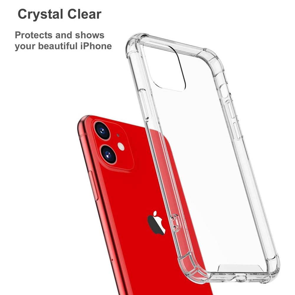 Techsuit Shockproof Priehľadný Obal, IPhone 11