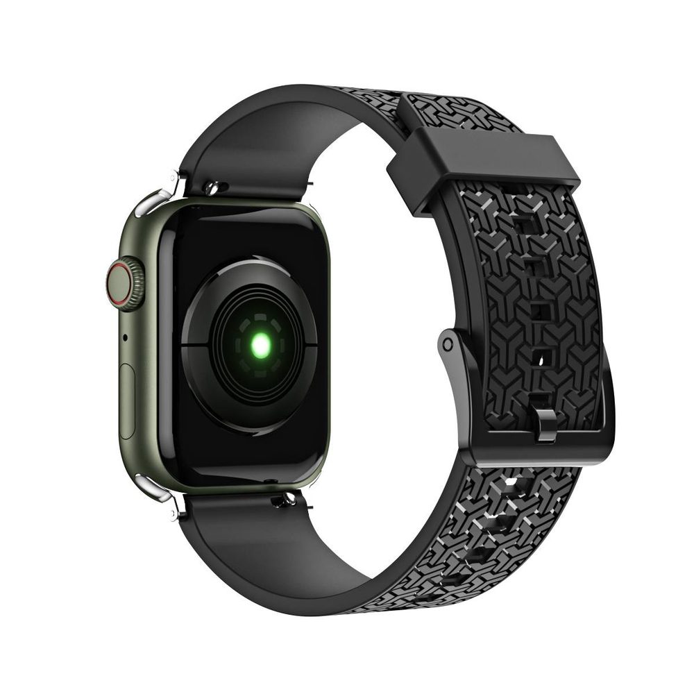 Curea Strap Y Pentru Ceasuri Apple Watch 7 / SE (41/40/38mm), Neagră
