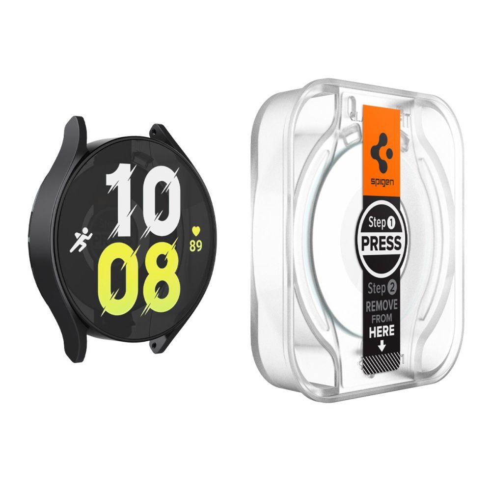 Spigen Glas.TR EZ Fit Tvrdené Skla 2 Kusy, Samsung Galaxy Watch 6 (44 Mm)