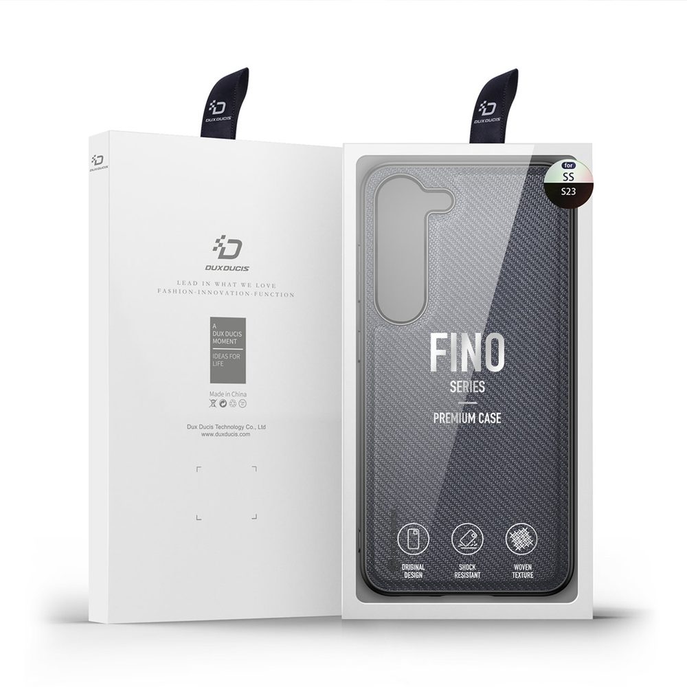 Dux Ducis Fino Case, Samsung Galaxy S23, šedý