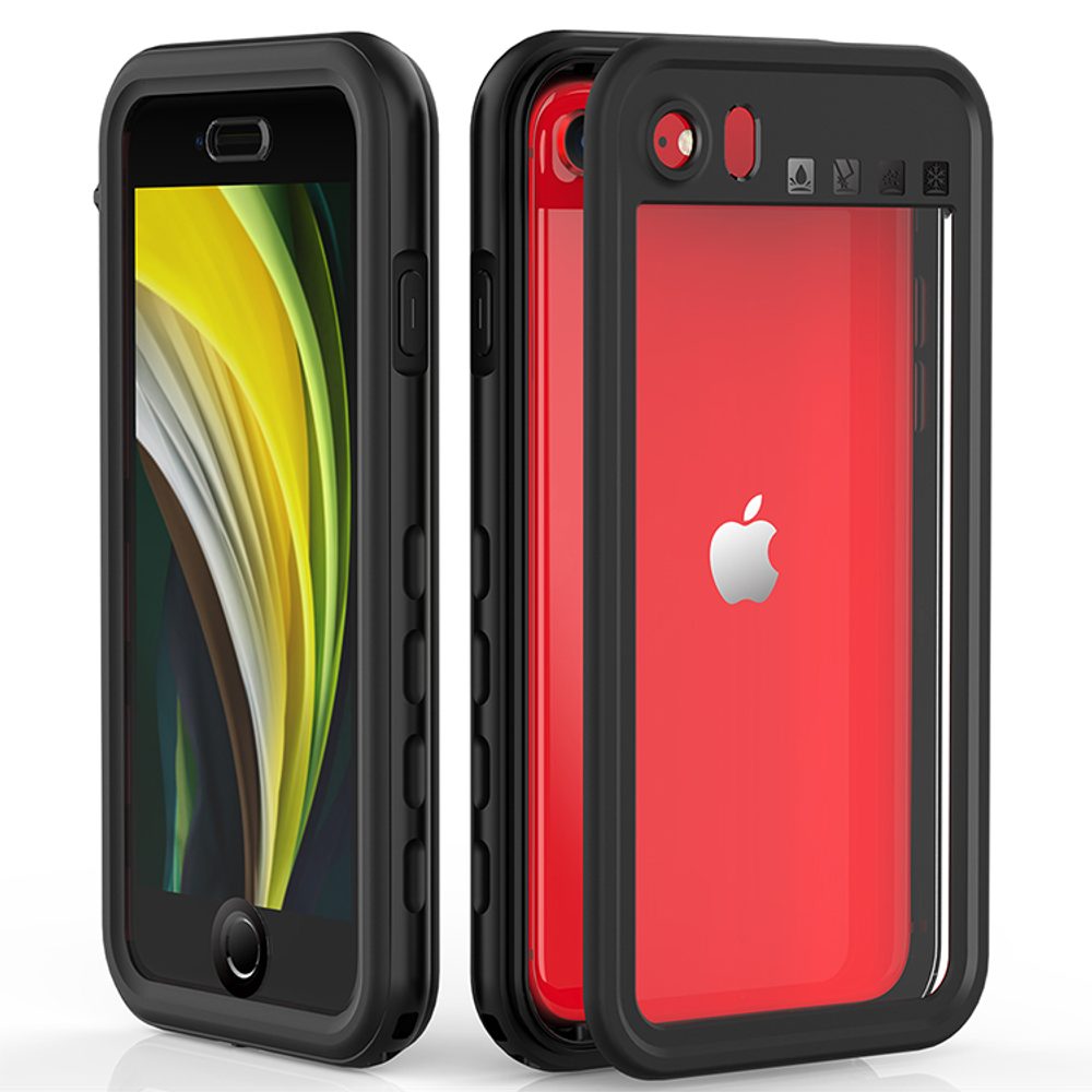 Levně ShellBox IP68 obal, iPhone 7 / 8 / SE 2020 / SE 2022, černý