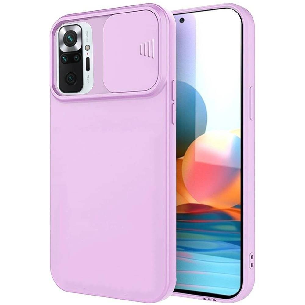 Husă Nexeri Cu Capac Pentru Cameră, Xiaomi Redmi Note 12 5G, Violet