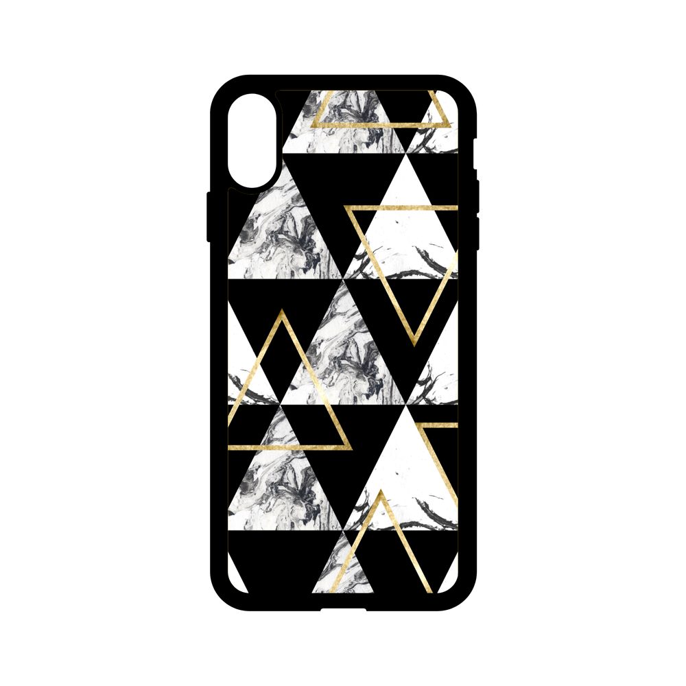 Momanio obal, iPhone XR, Marble triangle