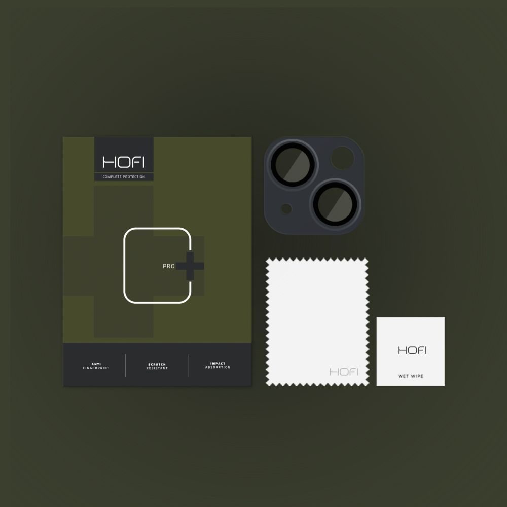 Hofi Sticla Securizata FullCam Pro+ Pentru Obiectiv, IPhone 15 / 15 Plus, Neagra