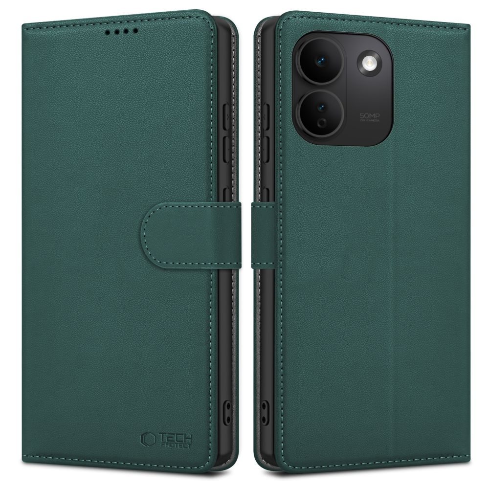 Tech-Protect Wallet maska, Xiaomi Redmi Note 17 Pro Max 5G, zelena