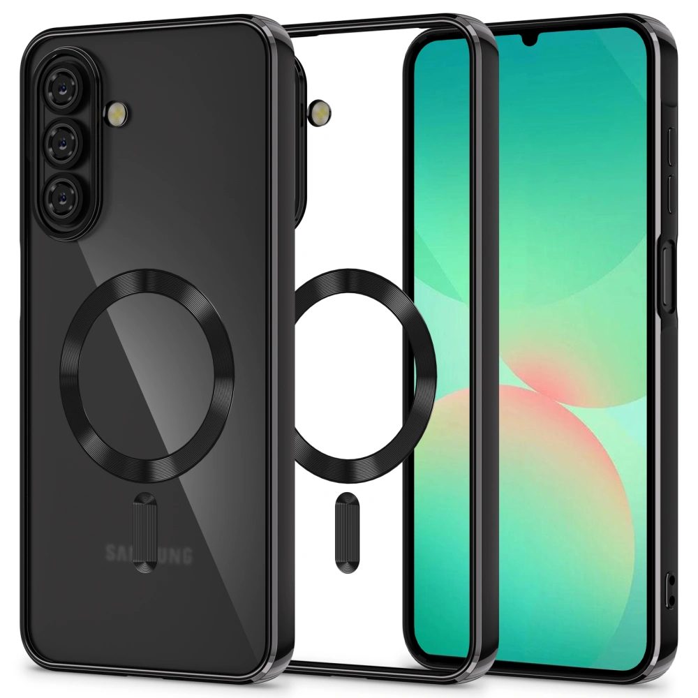 Tech-Protect MagFlex MagSafe Samsung Galaxy A26 5G, fényes fekete