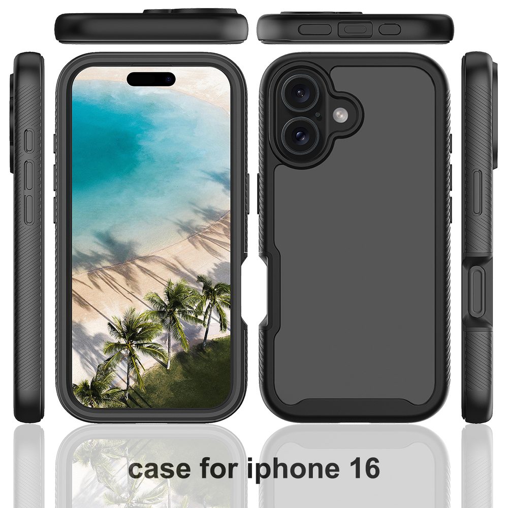 JP Defense360 obal, iPhone 16, čierny