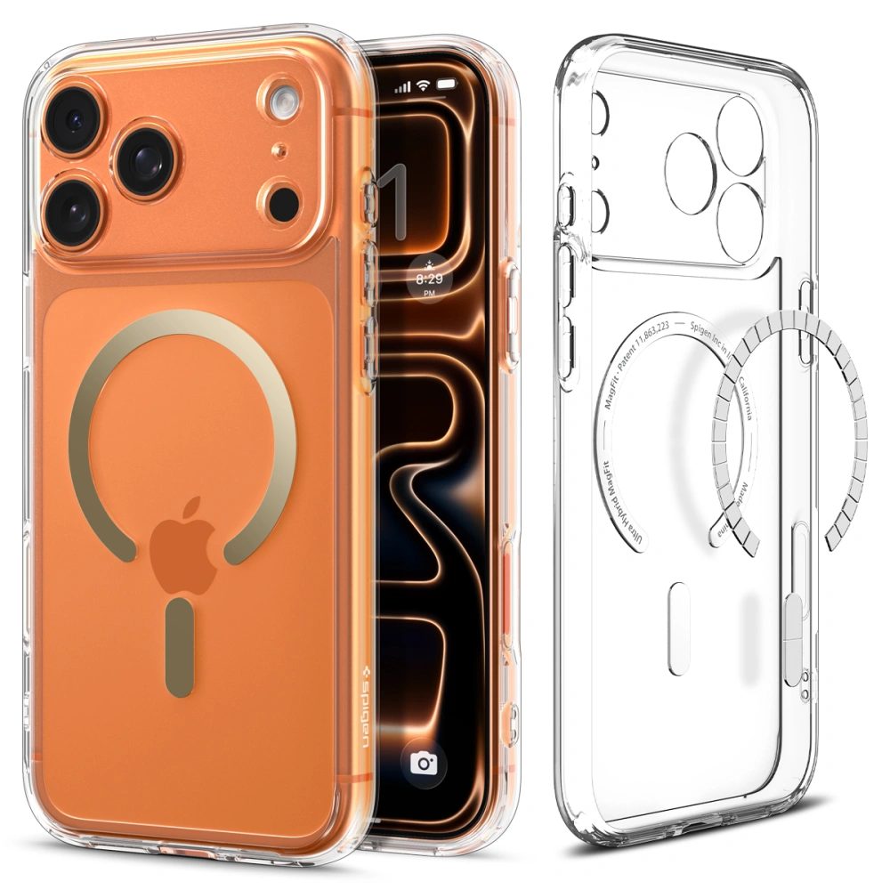Levně Spigen Ultra Hybrid Mag s MagSafe, iPhone 17 Pro, zlatý