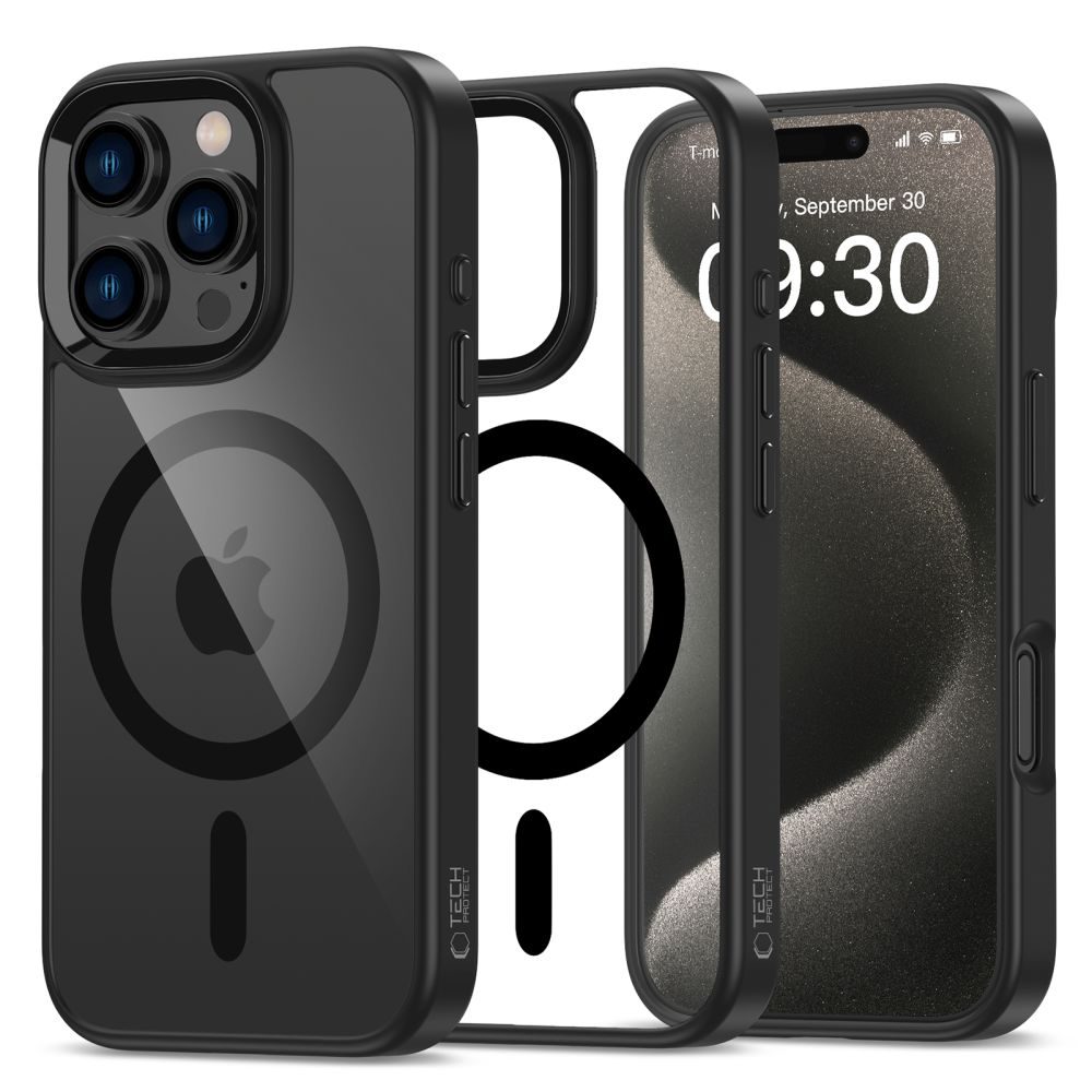 Tech-Protect MagMat MagSafe, iPhone 16 Pro Max, fekete