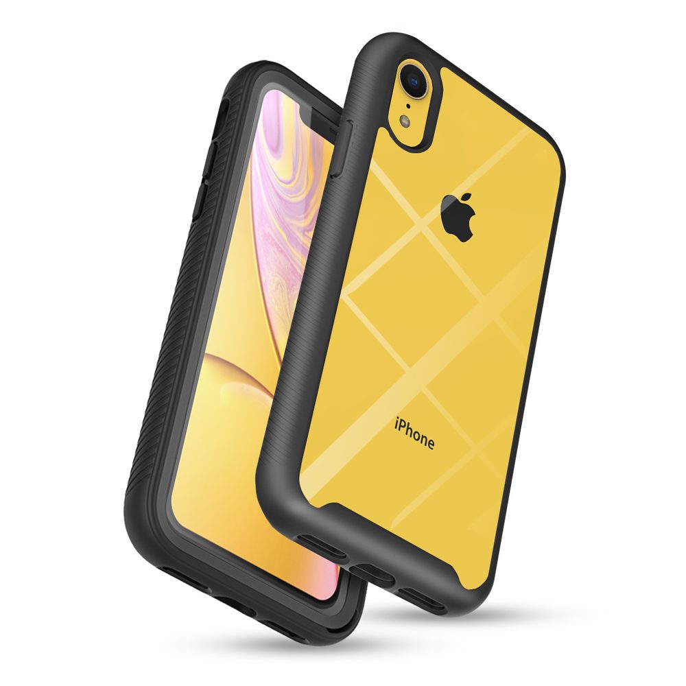 Techsuit Defense360 Pro + Zaščitna Folija, IPhone XR, črna