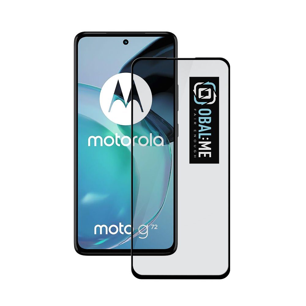OBAL:ME 5D Tvrdené Sklo pre Motorola G72, čierne