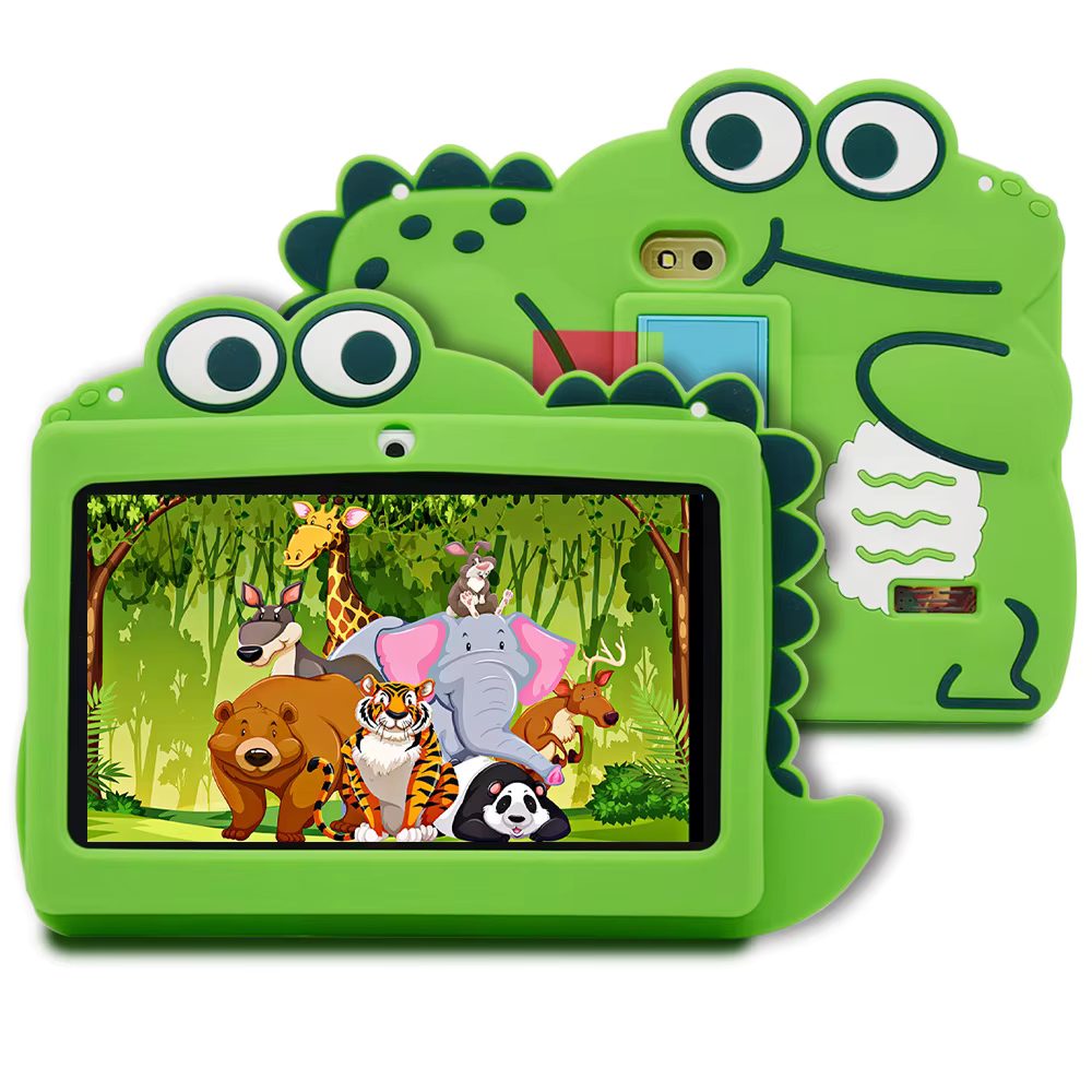 Dětský tablet 7" HD s Androidem, ochranou zraku a baterií 4000 mAh, zelený