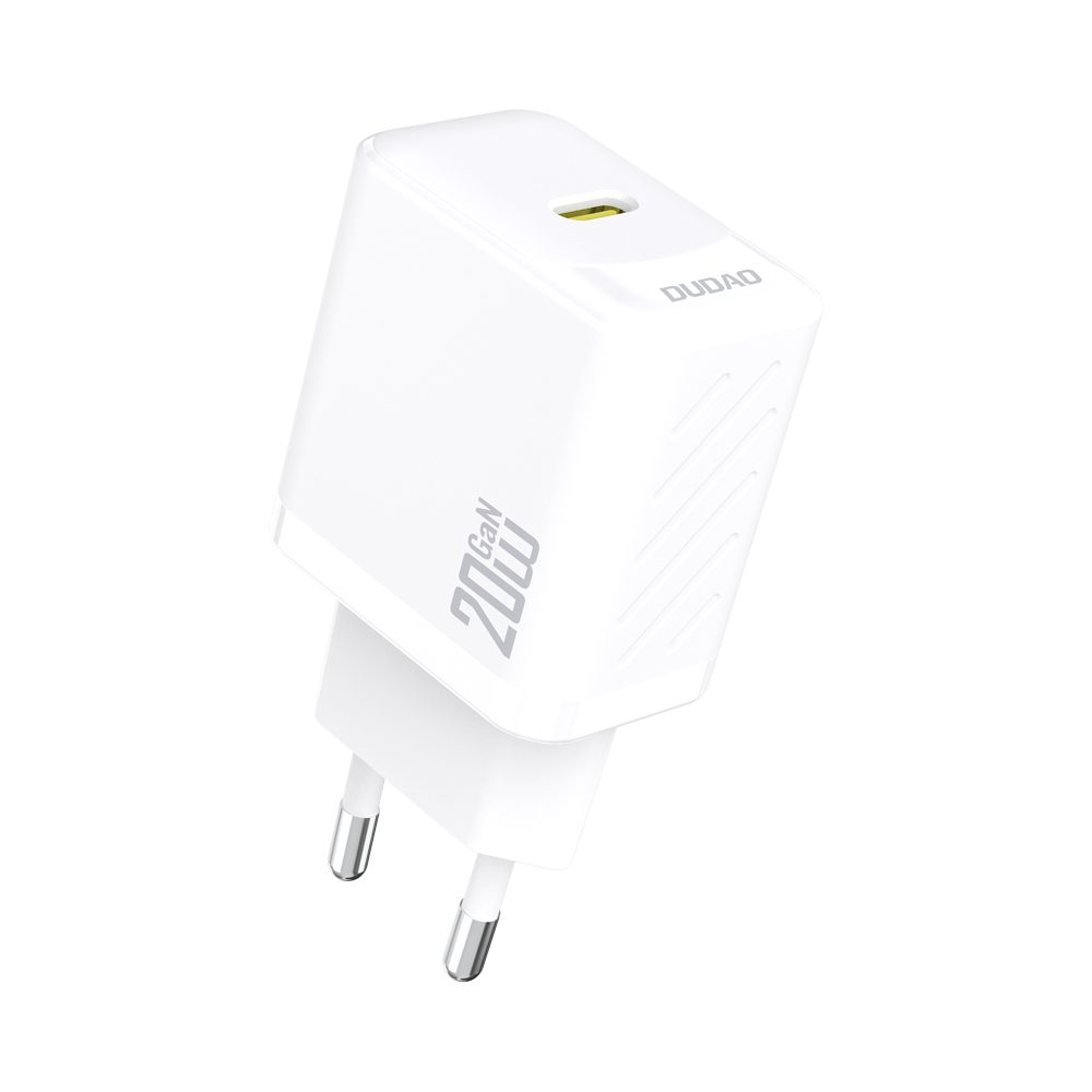 Levně Dudao A26LEU nabíječka USB-C + kabel USB-C - Lightning, PD 20W GaN, bílá