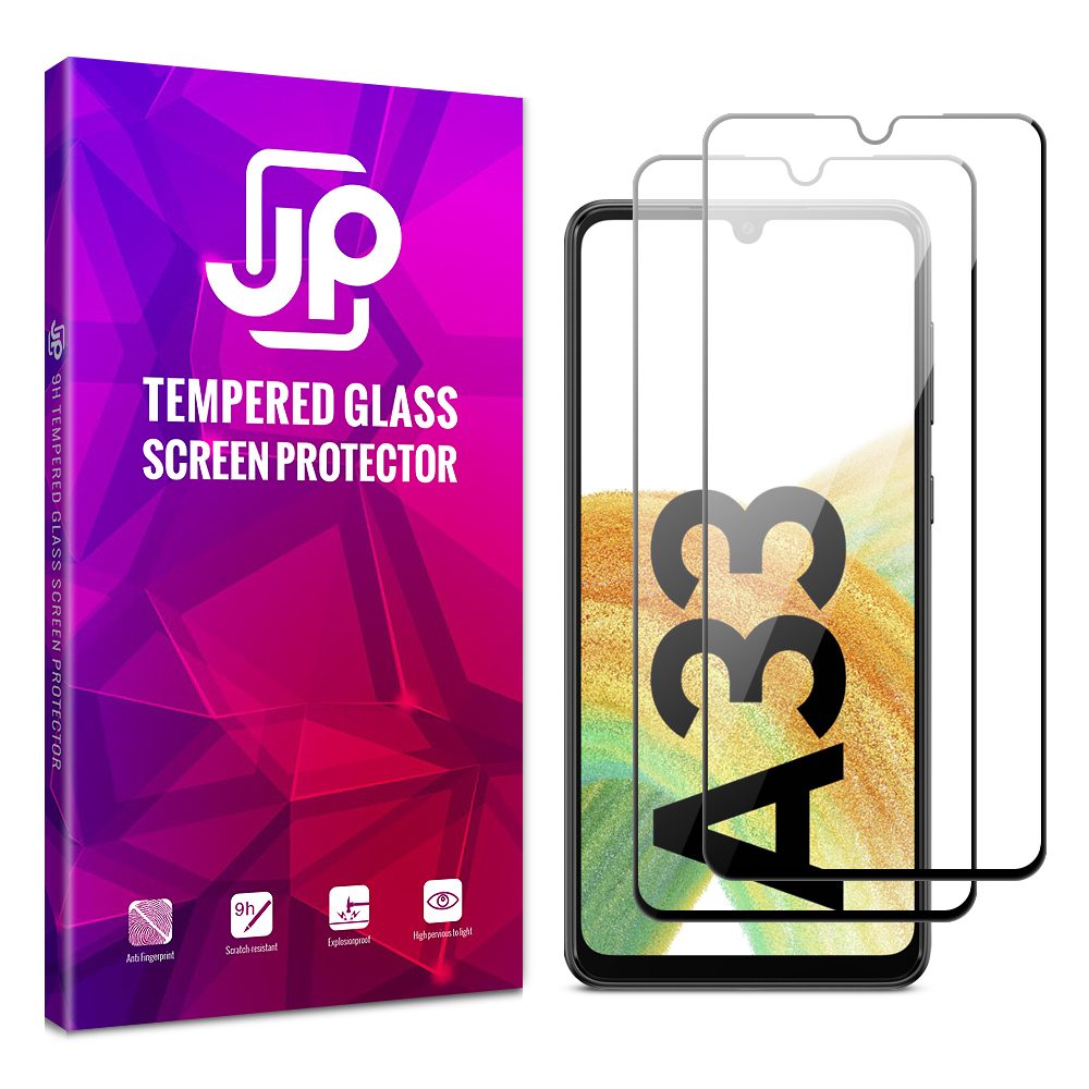 JP 2x 3D üveg, Samsung Galaxy A33, Fekete
