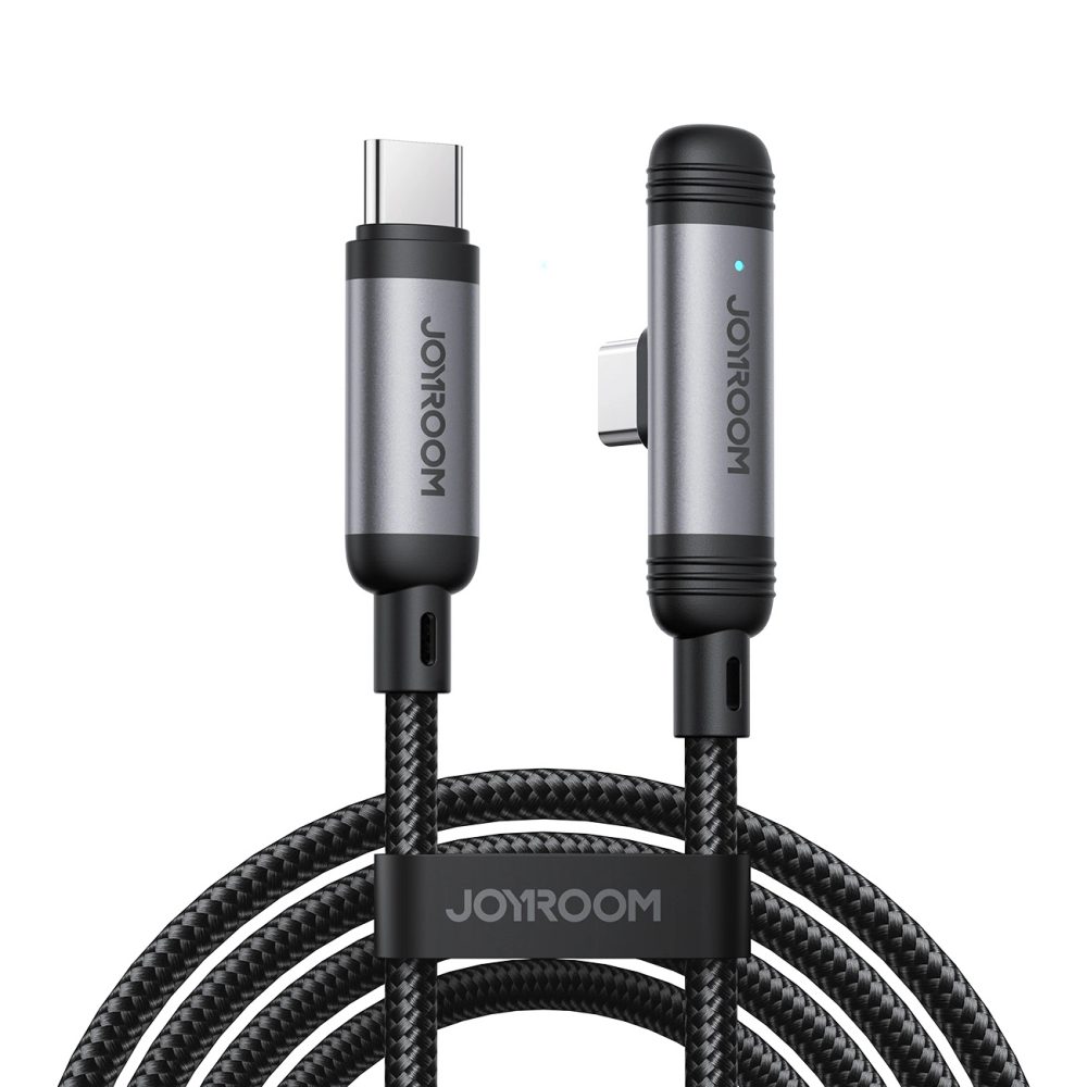 Joyroom S-A56 EnjoyX Series 90° kabel USB-C - USB-C, 60W, 1,2 m, černý