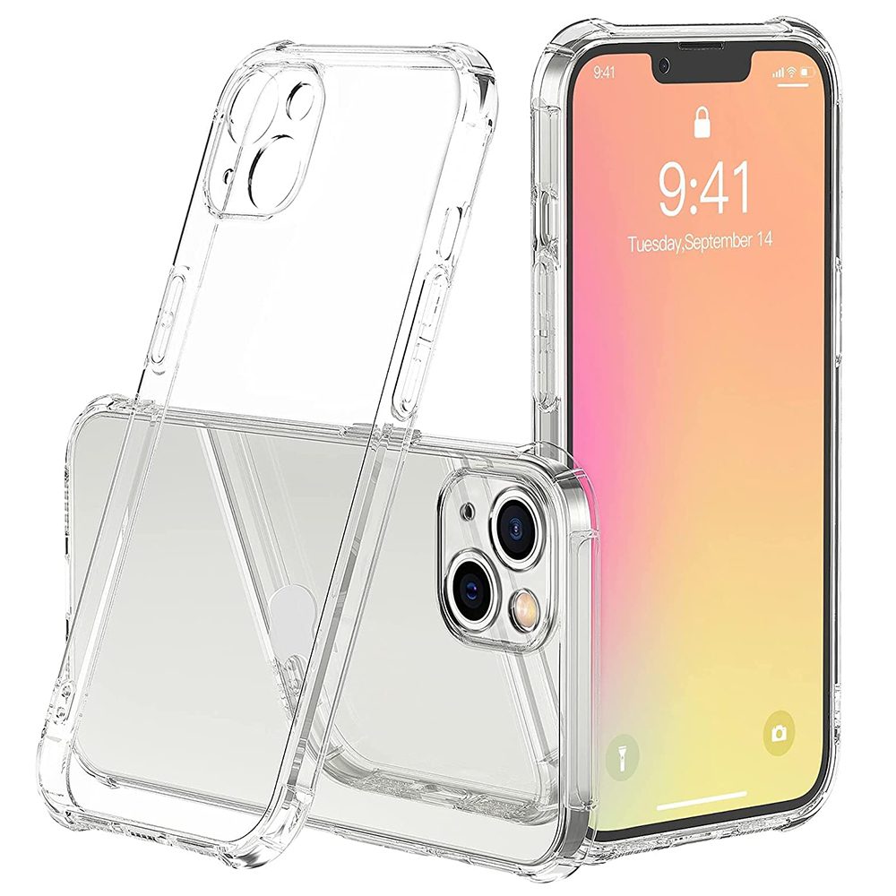 Techsuit Shockproof Priehľadný Obal, IPhone 13