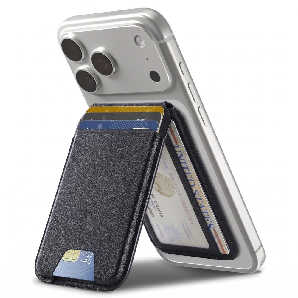 ESR Classic Rfid Magnetski novčanik sa stalkom, crni