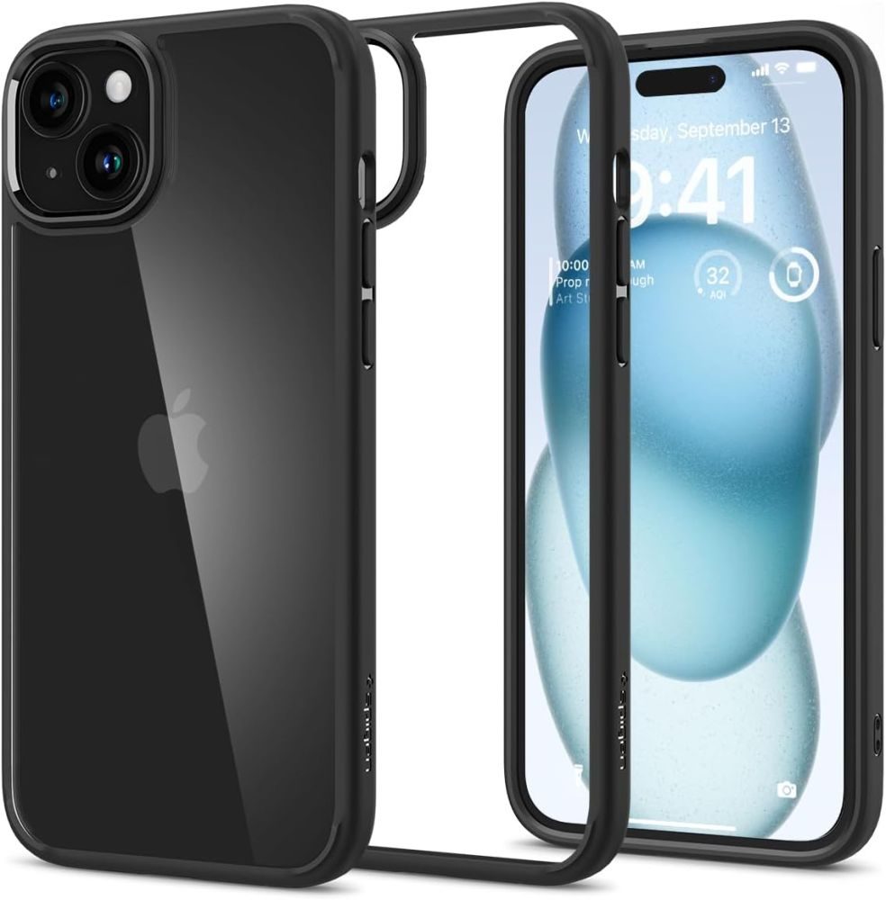 Spigen Ultra Hybrid Maska Za Mobitel, IPhone 15, Crna