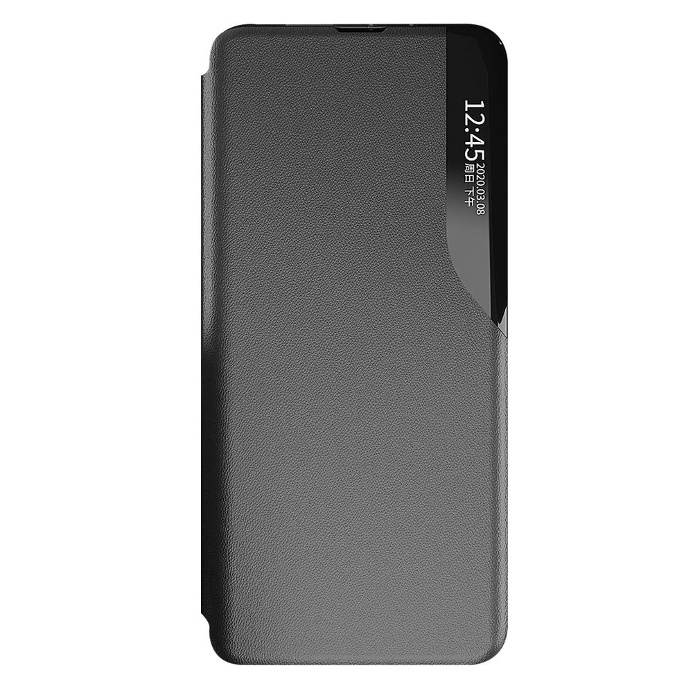 Eco Leather View Case, Xiaomi Redmi Note 12 Pro Plus, Neagră