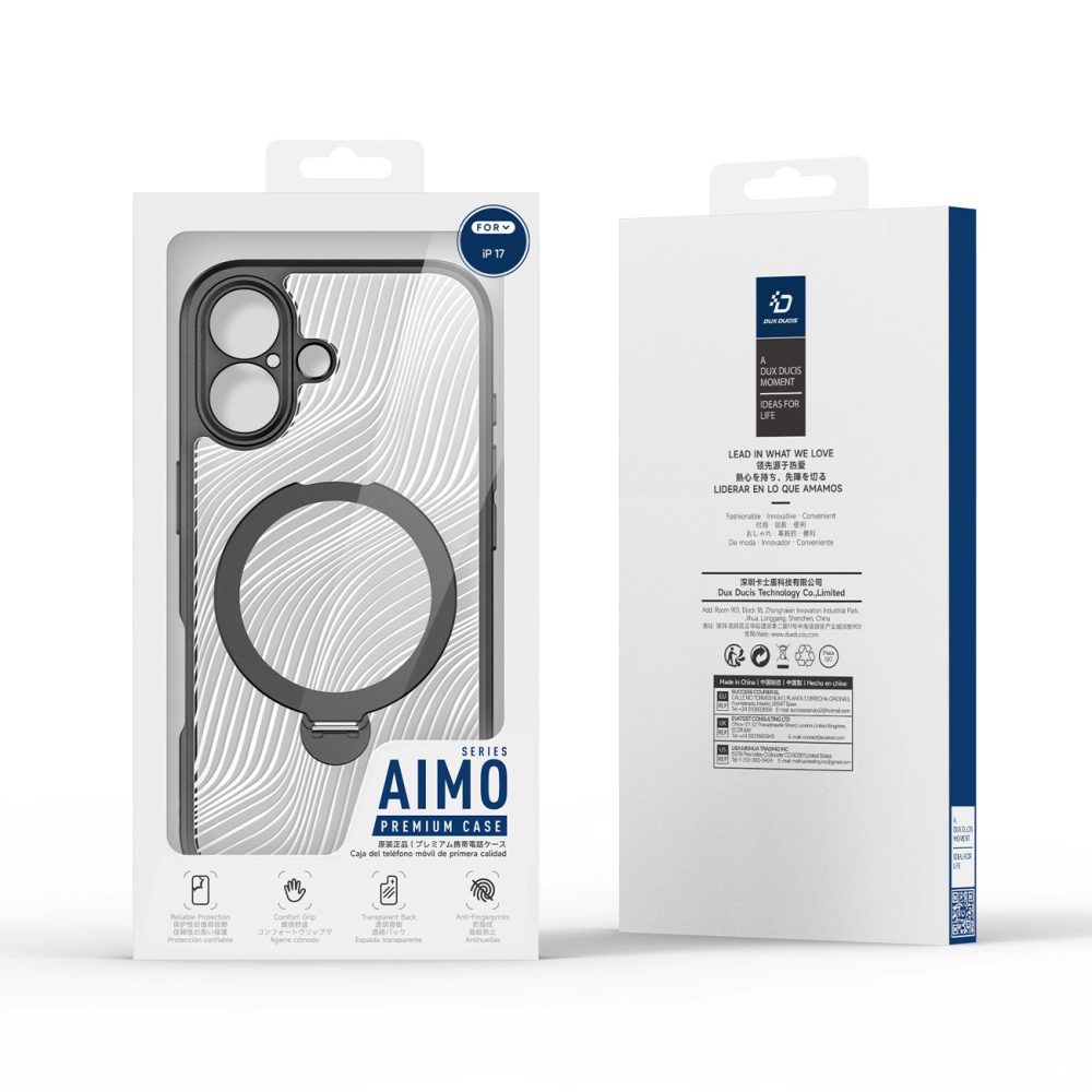 Dux Ducis Aimo Mag Magnetic Ring, iPhone 17, čierny