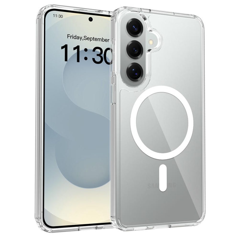 Levně Magsafe Clear obal, Samsung Galaxy S26 Plus, průhledný